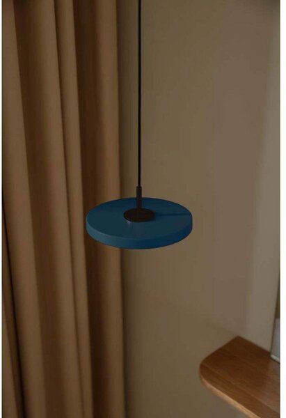 Asteria Függőlámpa Micro Petrol Blue/Steel Top - UMAGE