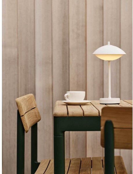 Clam Hordozható Asztali Lámpa White - Fritz Hansen