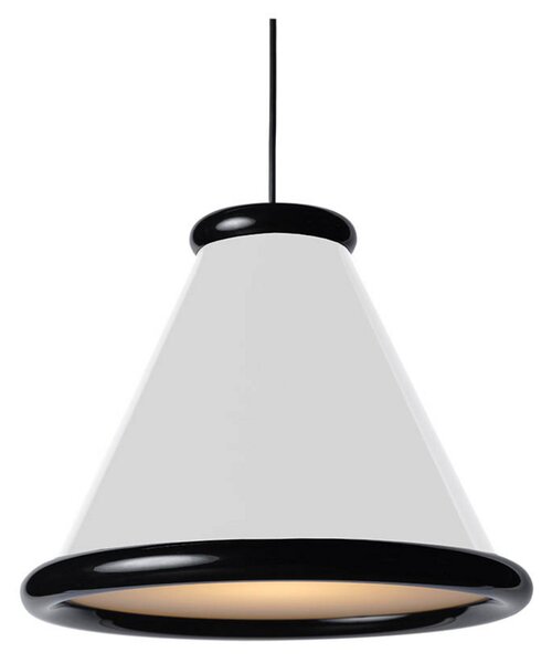 Belle Függőlámpa Ø36 Glossy White/Glossy Black - Belid