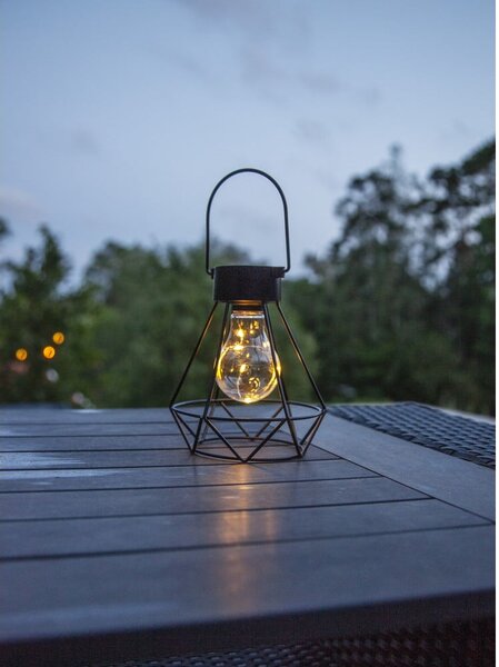 Eddy fekete LED lámpás, magasság 15,5 cm - Star Trading