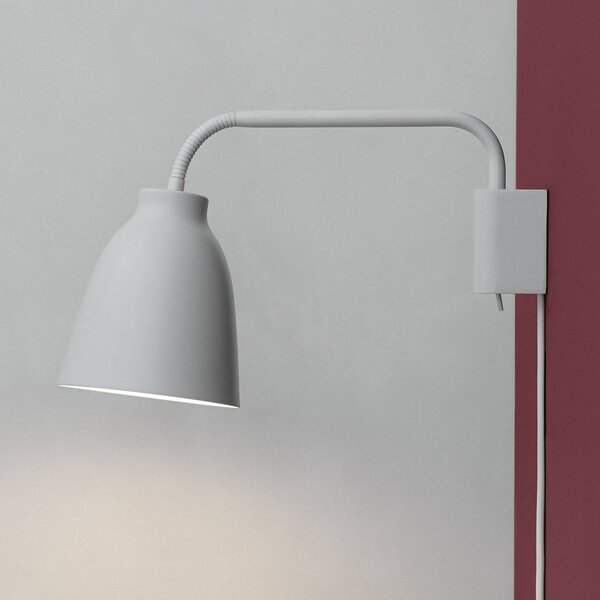 Fali Lámpa FRITZ HANSEN, Caravaggio, dimmable, Fehér, Nappali, Fém, Dizájn