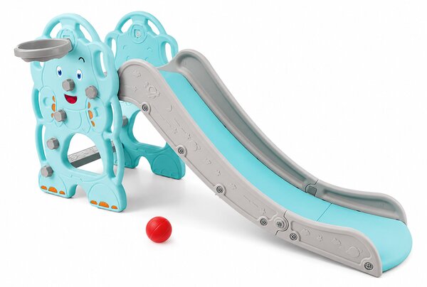 Aga4Kids Csúszda fogantyúval 170 cm Zöld