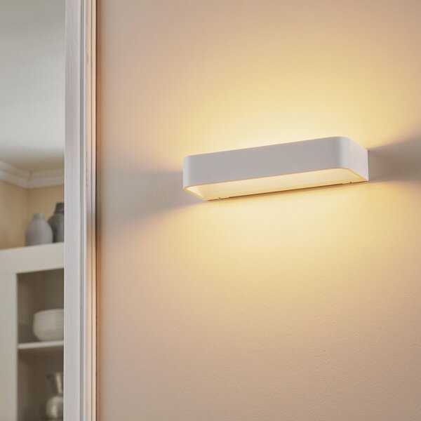 Fali Lámpa Rotaliana, Frame, dimmable, Fehér, Nappali, Fém, Dizájn