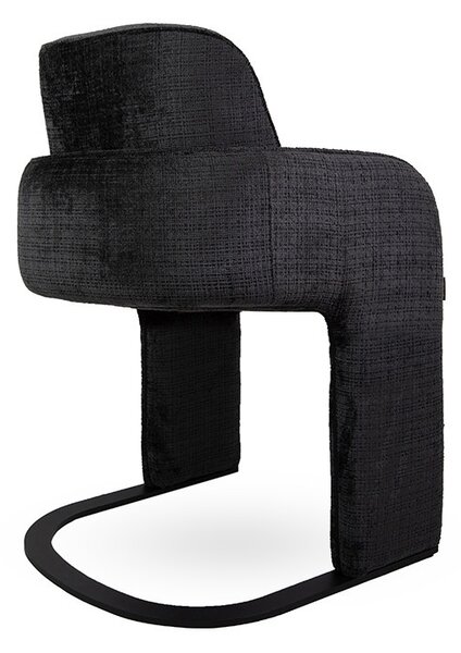 MaMaison BORA Modern Szövetborítású Szék Fekete