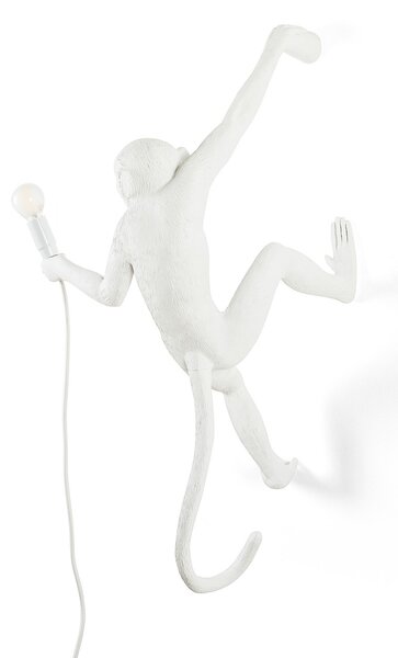 Asztali lámpa SELETTI, Monkey Lamp, Fehér, Nappali, Műanyag, Dizájn