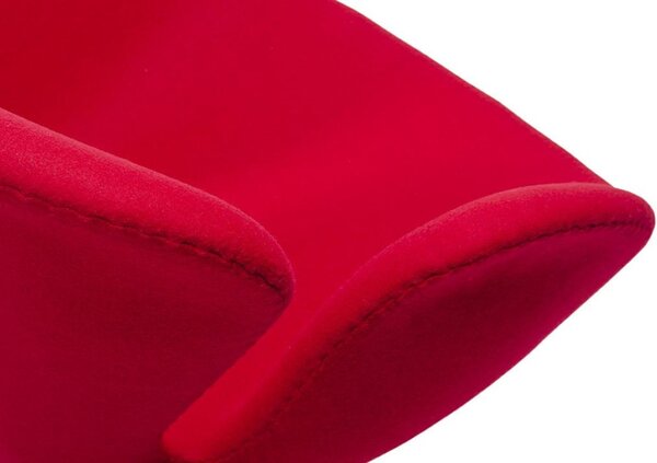 King Home Swan Wool Premium Forgószék Piros Kasmírgyapjú