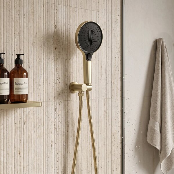 Rea JS-033 Brush Gold zuhanyfej
