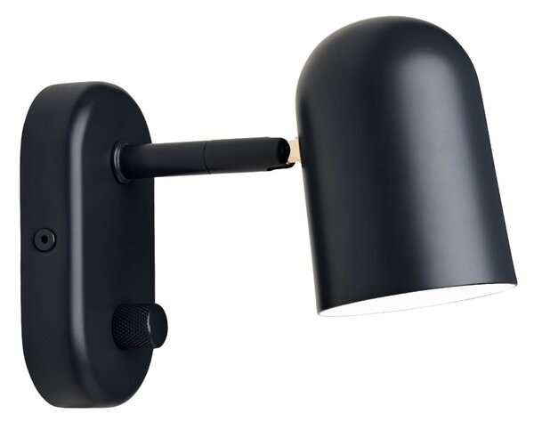 Fali Lámpa Northern, Buddy wall, dimmable, Fekete, Nappali, Fém, Skandináv