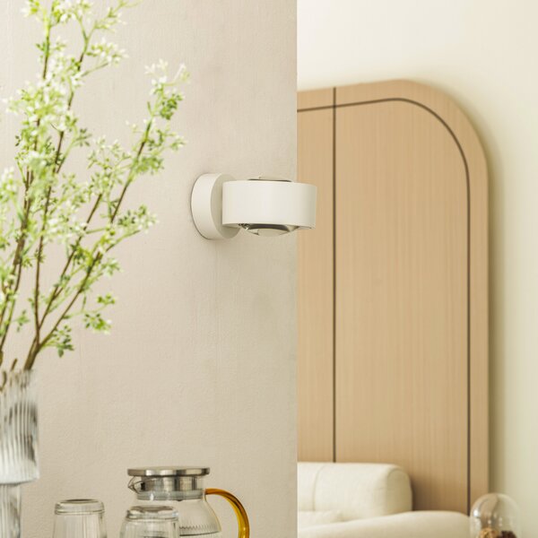Fali Lámpa Arcchio, Rotari, dimmable, Fehér, Nappali, Fém, Modern