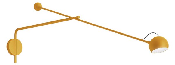 Fali Lámpa Artemide, Ixa, dimmable, Sárga, Nappali, Fém, Dizájn