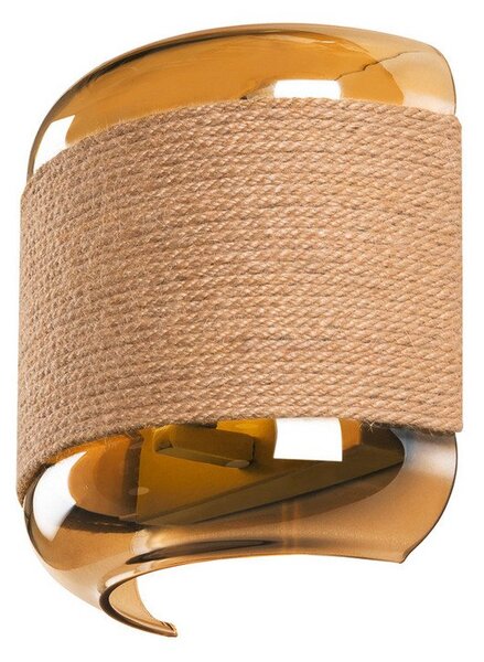 Fali Lámpa SLV, Pantilo Rope, dimmable, Barna / Rozsdabarna, Nappali, Üveg, Modern