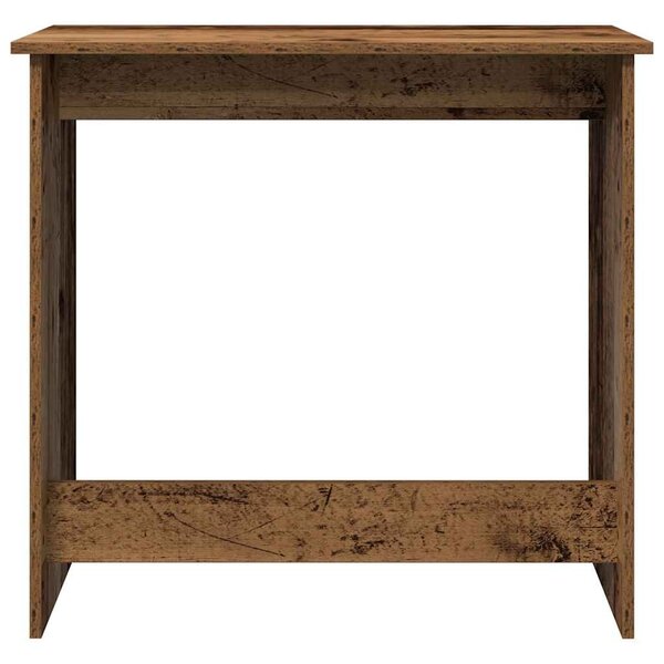 Antik fa színű szerelt fa íróasztal 80 x 40 x 75 cm