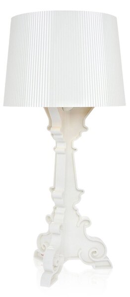 Asztali lámpa Kartell, Bourgie, dimmable, Fehér, Nappali, Műanyag, Dizájn