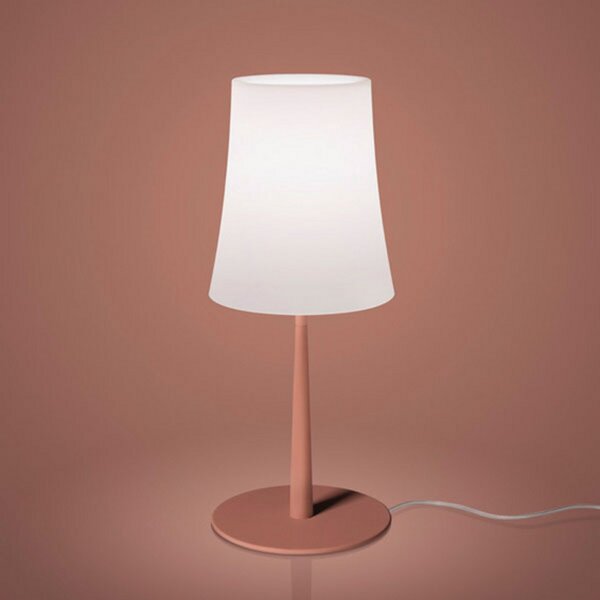 Asztali lámpa Foscarini, Birdie Easy, Piros, Nappali, Fém, Dizájn