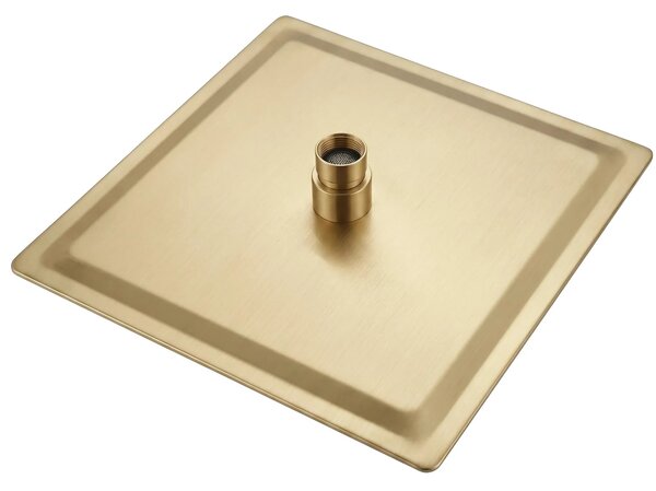 Négyzet alakú zuhanyfej REA JS-P015BG 25cm Brush Gold