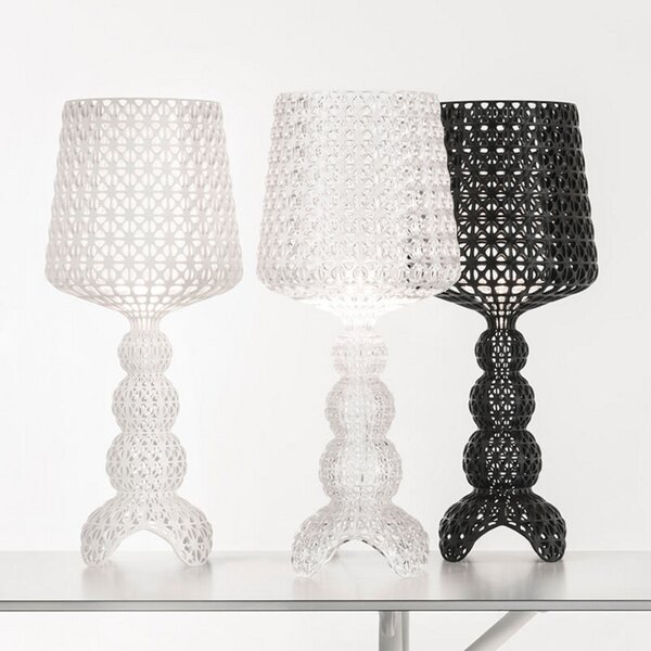 Asztali lámpa Kartell, Mini Kabuki, dimmable, Fehér, Nappali, Műanyag, Dizájn