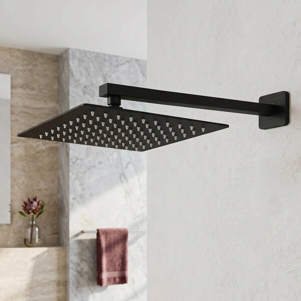 Négyzet alakú zuhanyfej REA JS-P015B 30cm Black