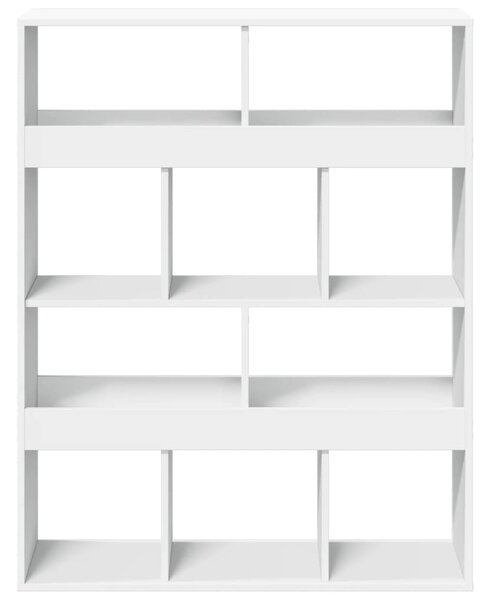 Fehér szerelt fa térelválasztó 100 x 33 x 125,5 cm