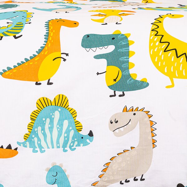 4Home Little dino gyerek pamut ágyneműhuzat, 140 x 200 cm, 70 x 90 cm