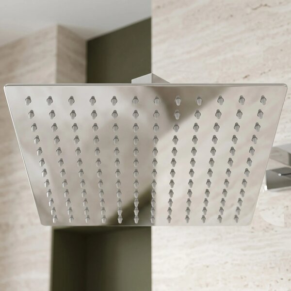 Négyzet alakú zuhanyfej REA JS-P015 30cm Chrome