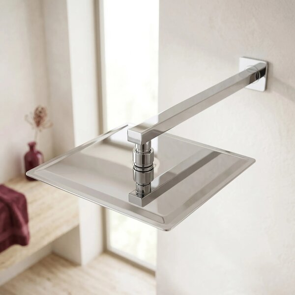 Négyzet alakú zuhanyfej REA JS-P015 30cm Chrome