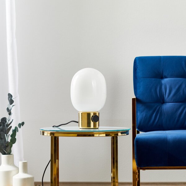 Asztali lámpa Audo Copenhagen, JWDA, dimmable, Arany / Sárgaréz, Nappali, Fém, Dizájn