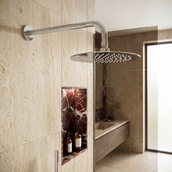 Kerek esőztető zuhanyfej REA JS-P014 25cm Chrome