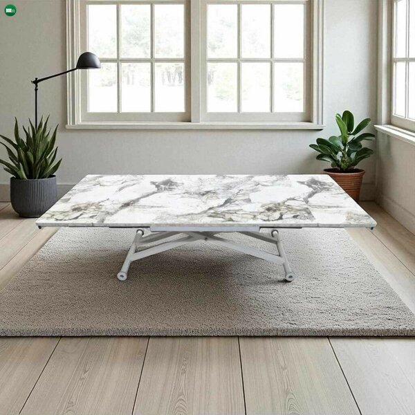 Yan - White Marble, White