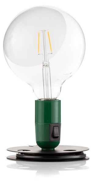 Asztali lámpa FLOS, Lampadina, Zöld, Nappali, Fém, Dizájn