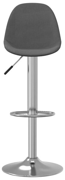 2 db sötétszürke szövet bárszék