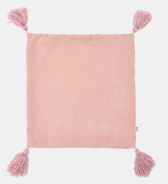 Sinsay - Díszpárnahuzat bojttal - pasztellpink