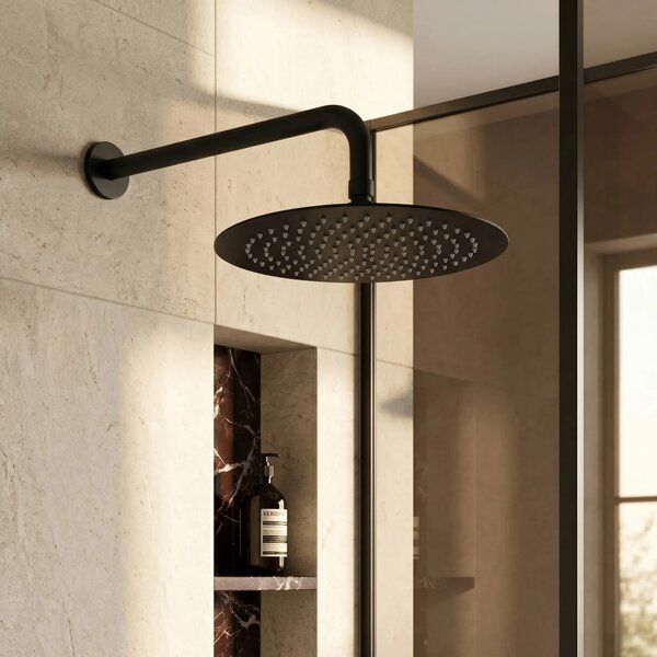 Kerek esőztető zuhanyfej REA JS-P014B 30cm Black