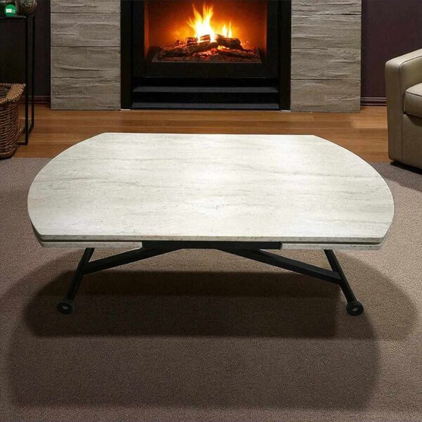 Yan Yari Oval - Travertine, Black