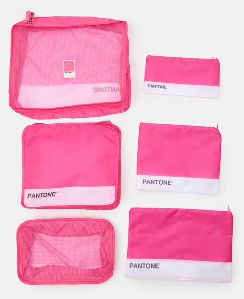 Sinsay - Utazási rendszerező készlet Pantone 9 pack - élénkpink