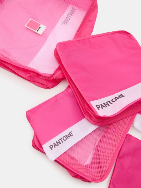 Sinsay - Utazási rendszerező készlet Pantone 9 pack - élénkpink