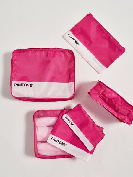 Sinsay - Utazási rendszerező készlet Pantone 9 pack - élénkpink