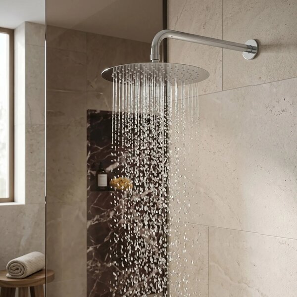 Kerek esőztető zuhanyfej REA JS-P014 30cm Chrome