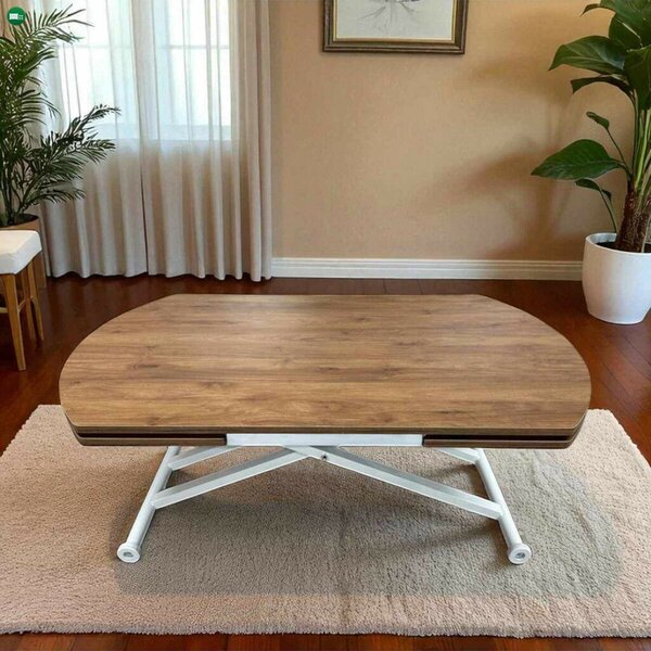 Yan Yari Oval - Walnut, White