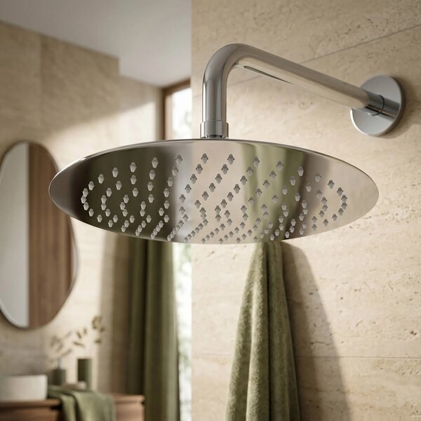 Kerek esőztető zuhanyfej REA JS-P014 30cm Chrome