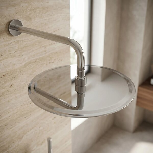 Kerek esőztető zuhanyfej REA JS-P014 30cm Chrome
