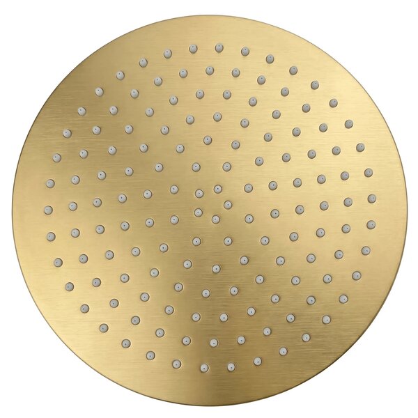 Kerek esőztető zuhanyfej REA JS-P014BG 30cm Brush Gold