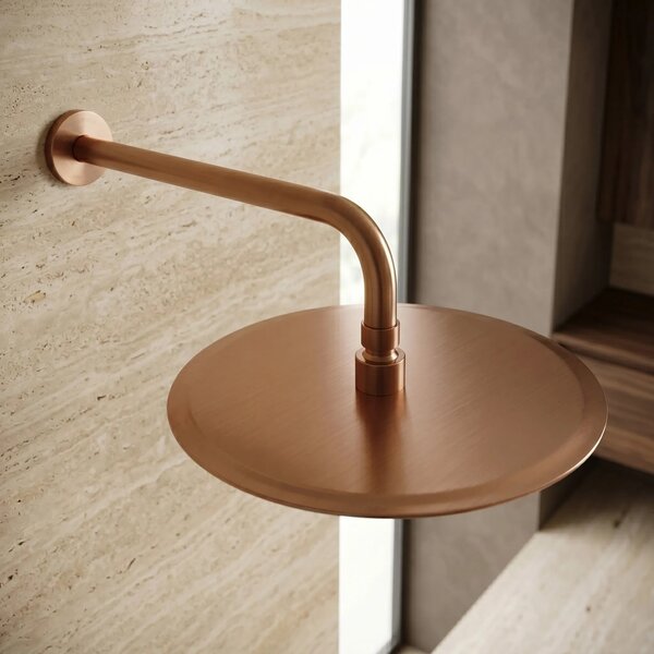 Kerek esőztető zuhanyfej REA JS-P014BRG 30cm Brush Copper