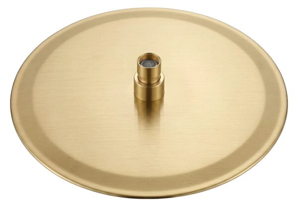 Kerek esőztető zuhanyfej REA JS-P014BG 30cm Brush Gold