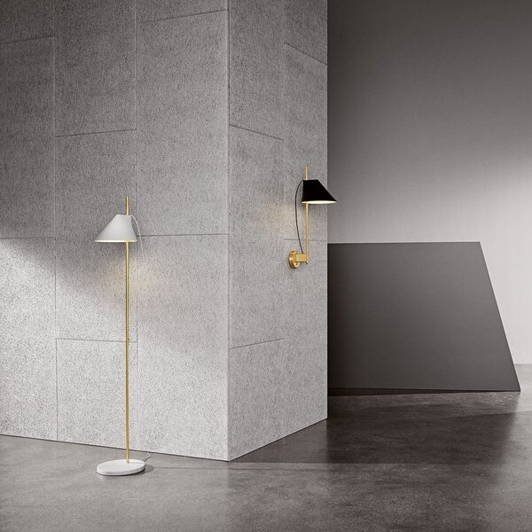 Állólámpa Louis Poulsen, Yuh Brass, dimmable, Fehér, Nappali, Fém, Dizájn