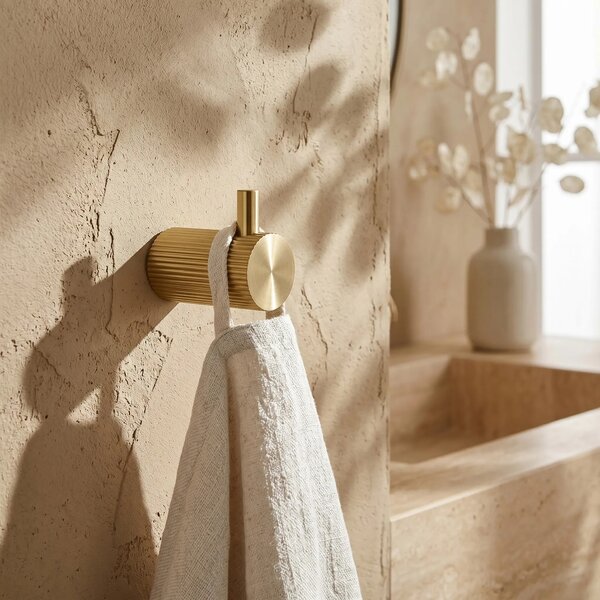 Fürdőszobai akasztó 64104 SOLO Brush Gold
