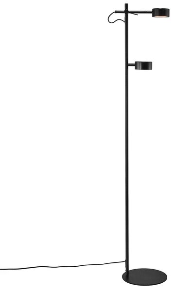 Állólámpa Nordlux, Clyde, dimmable, Fekete, Nappali, Fém, Modern