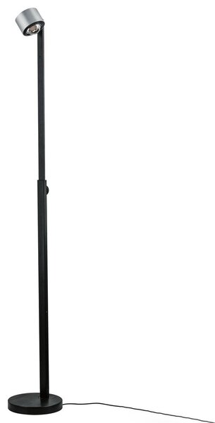 Állólámpa Paulmann, Aldan, dimmable, Fekete, Nappali, Fém, Modern
