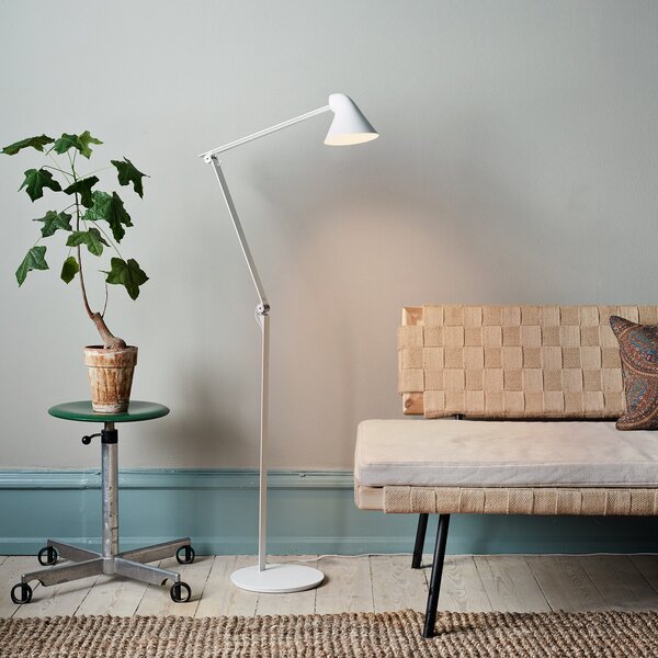 Állólámpa Louis Poulsen, NJP, dimmable, Fehér, Nappali, Fém, Dizájn