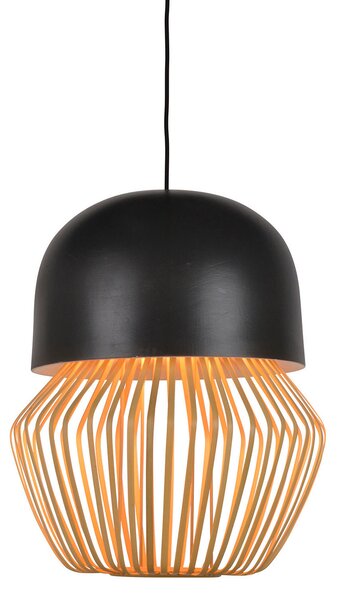 Függőlámpa Forestier, Anemos, dimmable, Fekete, Nappali, Bambusz, Dizájn