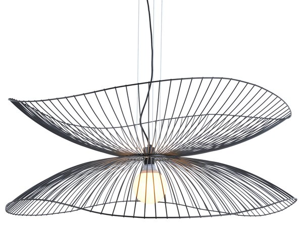 Függőlámpa Forestier, Libellule L, dimmable, Fekete, Nappali, Fém, Dizájn